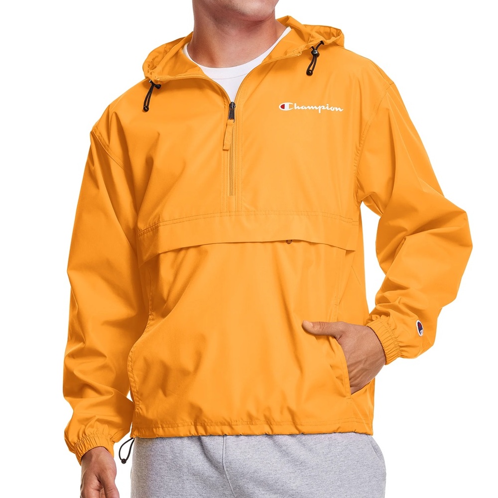 *NWOT Men’s Yellow Champion Windbreaker Size XL